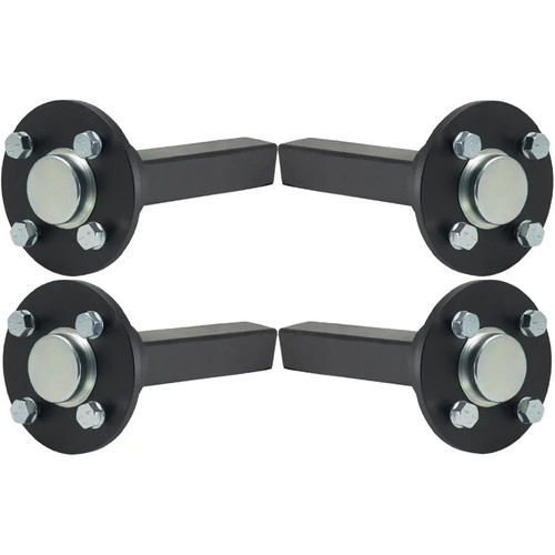 Hub stub axles for quad - axles,