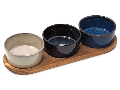 Ceramic serving bowl set - bowl,