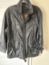 Gents Genuine Soft Leather Jacket Ex Large
