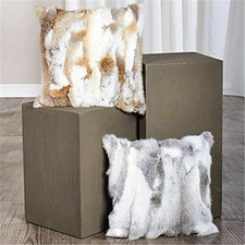 Genuine Rabbit Throw Real Fur