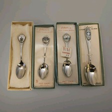 VINTAGE COLLECTOR'S TEA SPOONS