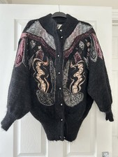 Vintage 80s Embellished Mohair