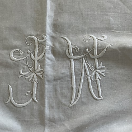 Antique fine linen french - antique,