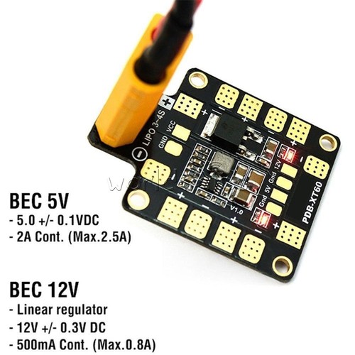 Pdb xt60 bec 12v - xt60, power