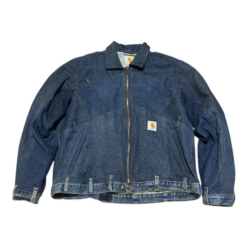 Carhartt blue denim - blue, panelled