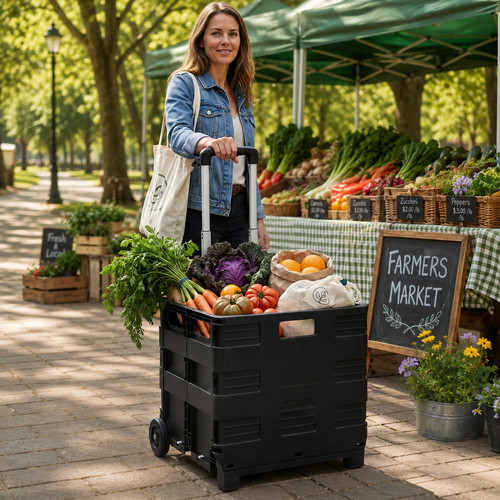 Heavy duty folding shopping - duty,