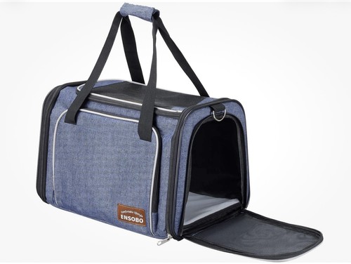 Cat carrier bag - in, denim