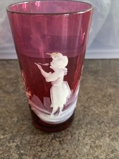Mary Gregory Cranberry Glass