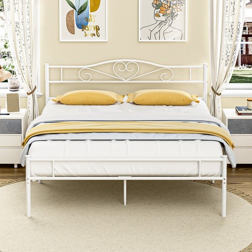Twin full queen size metal - queen, bed