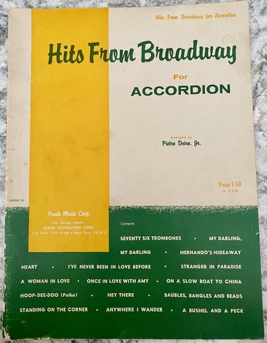 Rare vintage songbook - rare, "hits