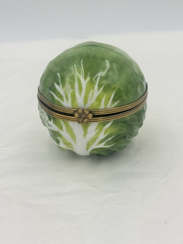 Peint main limoges cabbage - peint,