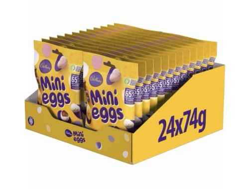 Mini eggs 74g full box - mini,
