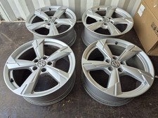 18" VW Skoda Audi alloy wheels Golf Caddy Tiguan Octavia Genuine Set Of 4 Rotor