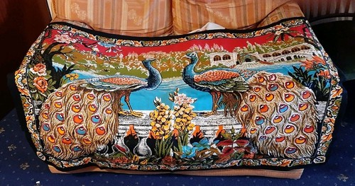 Vintage 1970s turkish peacock - vintage,