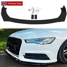 For Audi S6 A6 S-Line 4G/ C7 Gloss Black Front Splitter Spoiler Lip Body Kit