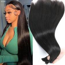 100% Real Virgin Human Hair Brazilian Remy Hair Weave Weft Extensions 3 Bundles