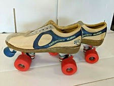 Vtg 70s Low Top ROLLER SKATES