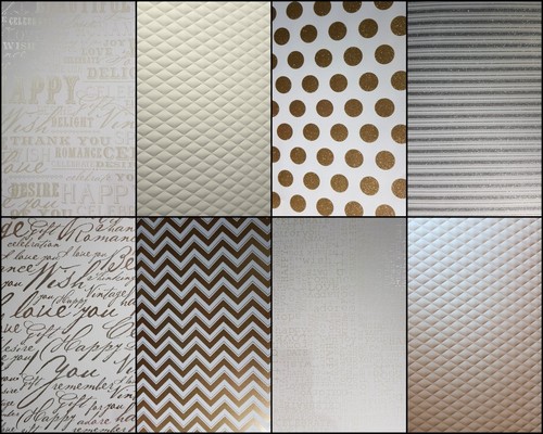 Patterned heavy paper card - a4,