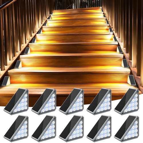 Led solar step lights - led,