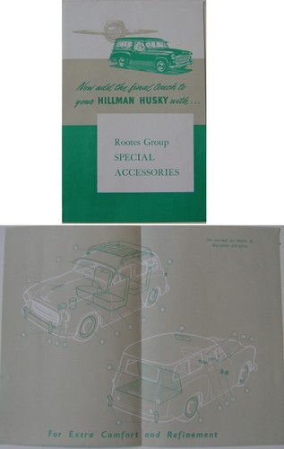 Hillman husky accessories - husky,