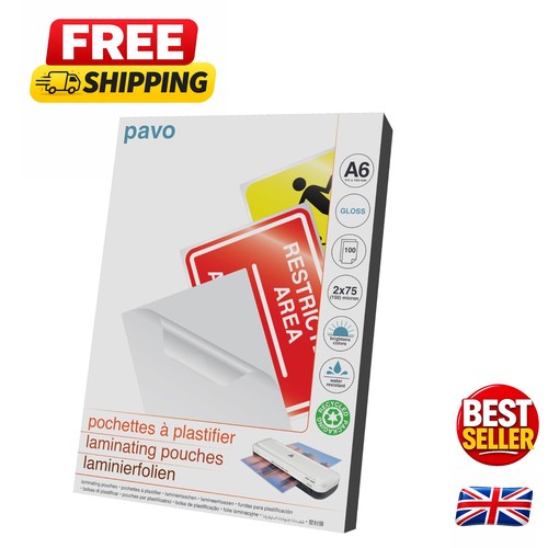 Glossy laminating pouches - a6,