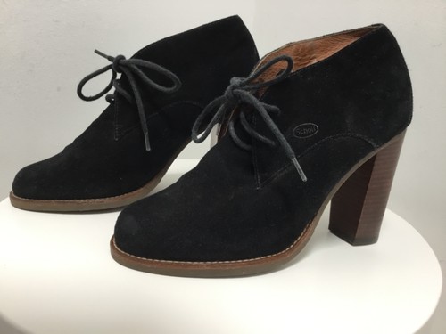 Scholl black quality suede - dr,
