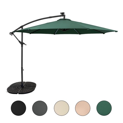 Led cantilever parasol - led, 3m