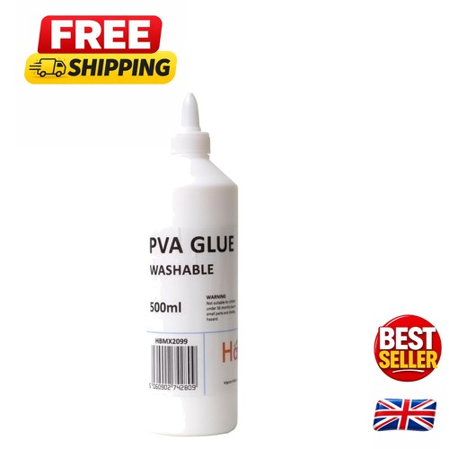 500ml washable pva glue - washable,
