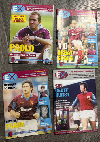 The west ham retro magazine - ex,