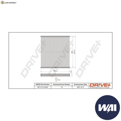 Interior air filter - air,