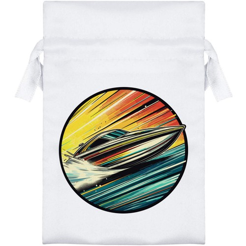 Powerboat racing satin - 'powerboat, racing'