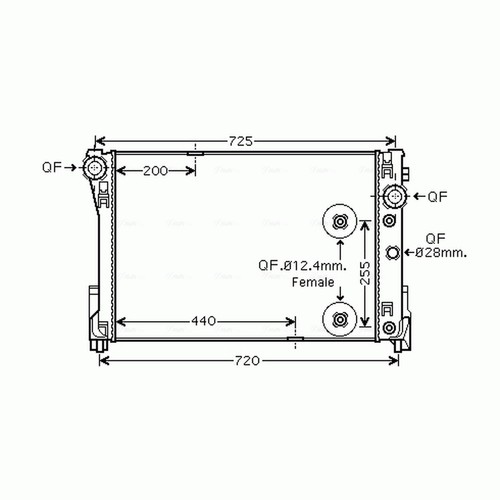 Radiator for mercedes - radiator,