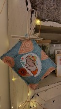 Handmade ~  Cath Kidston Guinea Pig in sombrero linen lavender pillow ~ GIFT