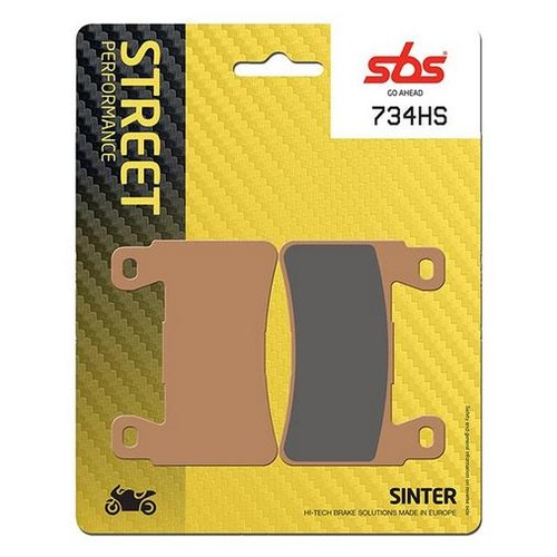 Front brake pads sbs 734hs - front,
