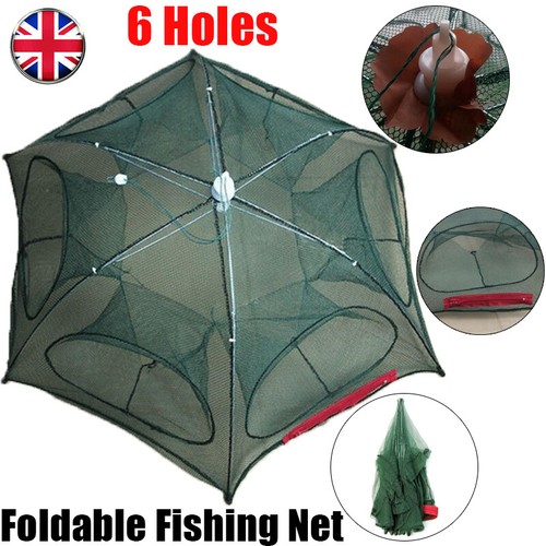 6hole folded fishing bait - folded, trap