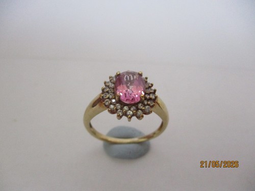 9ct yellow gold pink - gold, (