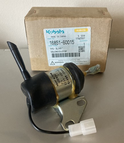 Genuine oem kubota stop - genuine,