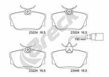 REAR BRAKE PAD SET DISC BRAKE