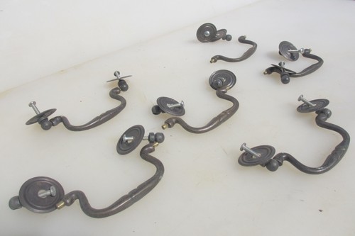 Retro metal drawer drop - metal,