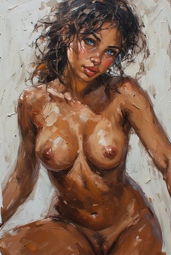 Naked mixed race breasts - mixed,