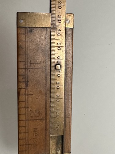 Vintage folding rulers - x2,