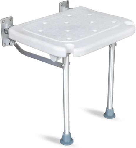 Folding shower seat - shower, seat,wall