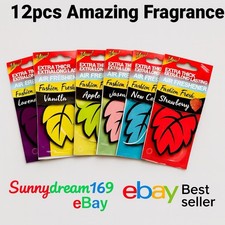 Car Air fresheners Extra Thick Long LASTTNG 12 Pcs  Amazing Fragrances✅✅✅
