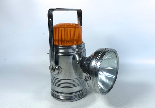 Vintage pifco orange dome lamp - orange,