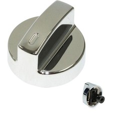 FLAVEL MILANO Genuine Oven Cooker Temperature Control Switch Knob Silver