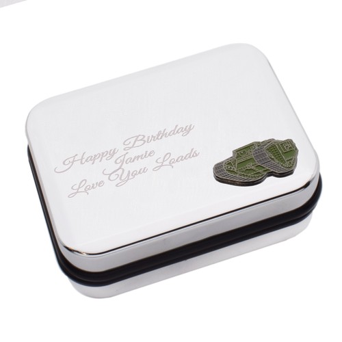 Ww1 tank personalised chrome - tank,