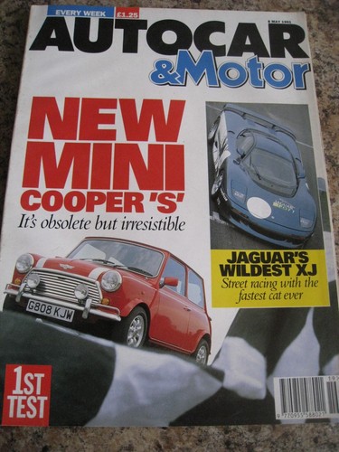 Autocar magazine may 1991 - magazine, mini