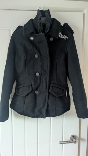Superdry ladies pea coat - superdry,