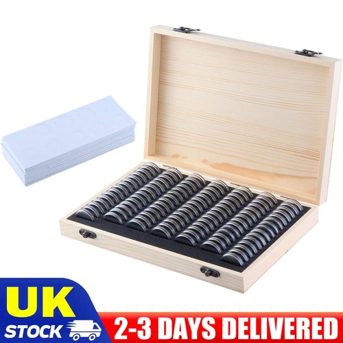 Wooden coins display storage - coins,