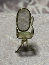 Vintage Miniature Gold Chair